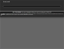 Tablet Screenshot of kral.net